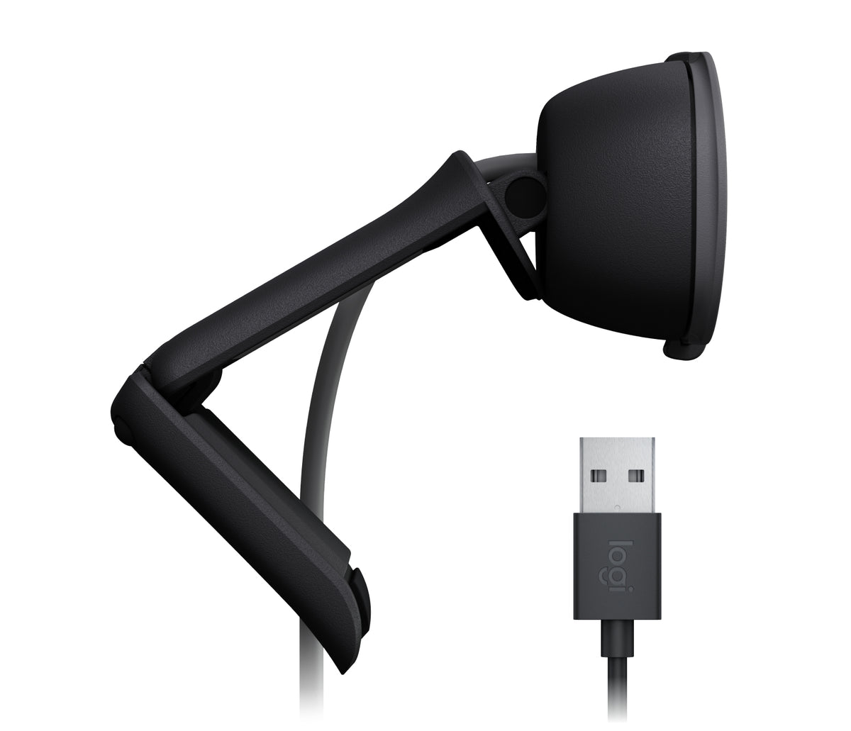 Logitech BRIO 105 (Γκρι, 1080p) - Επαγγελματική Κάμερα Web
