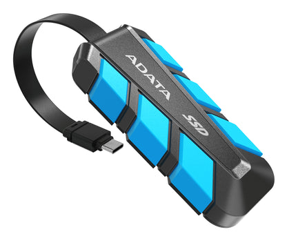 ADATA SC740 500 GB εξωτερικός δίσκος USB Type-C 3.2 Gen 2 (3.1 Gen 2), Χρώματα Μαύρο και Μπλε