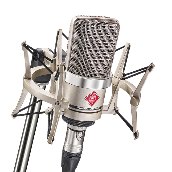 Neumann TLM 102 NI Studio-Set - large-diaphragm condenser microphone with shock mount, nickel