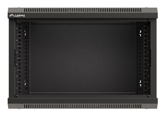 Lanberg WF03-5306-10B Rack Cabinet 6U Wall Mounted Rack Black