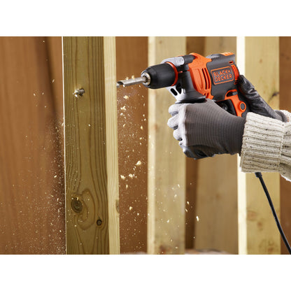 Black & Decker BEH710-QS drill 2800 RPM Black, Orange