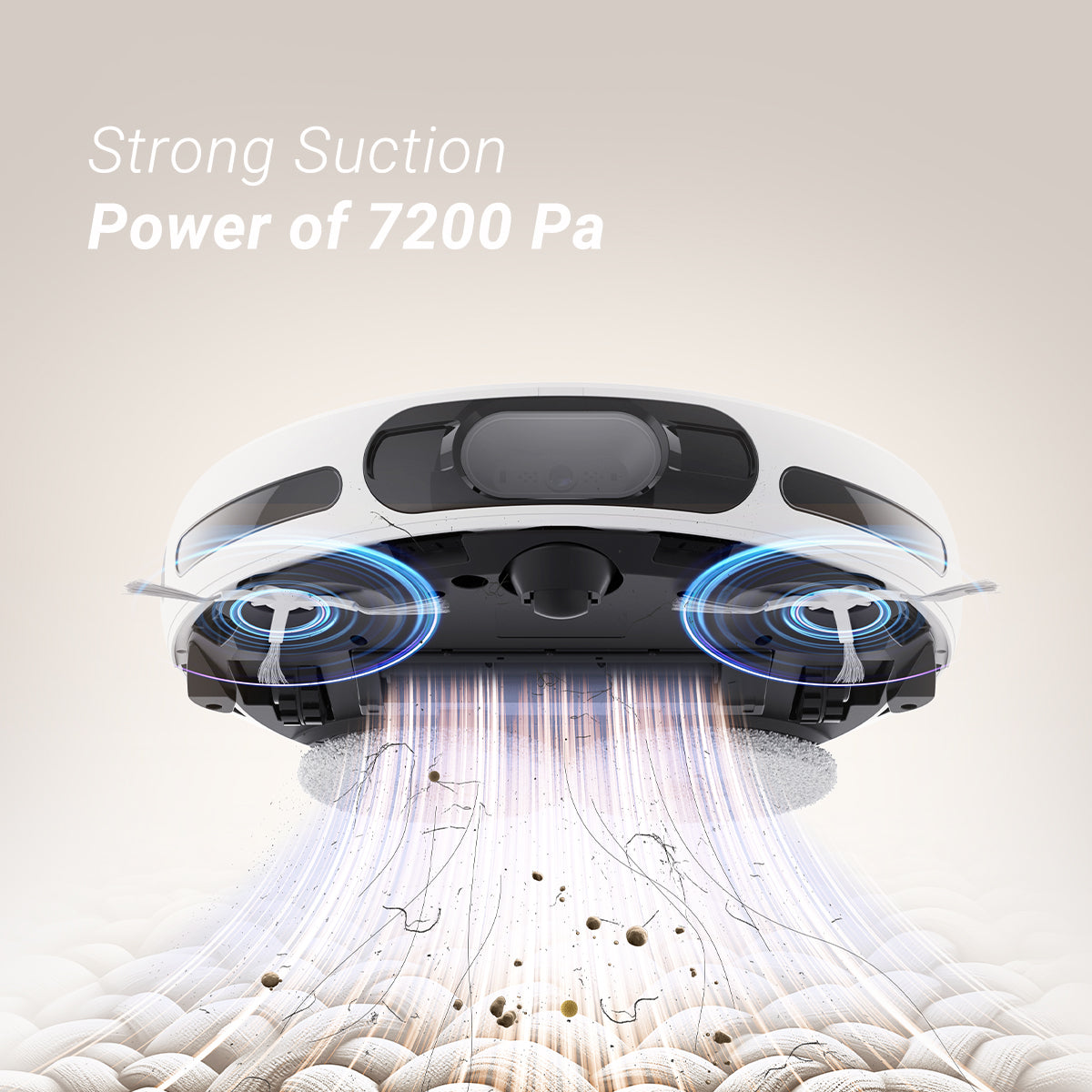 Ρομπότ καθαρισμού EZVIZ RS20 Pro, λευκό