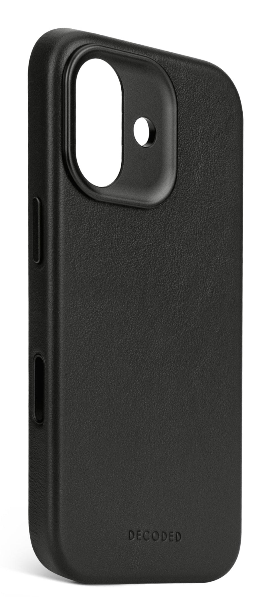 Decoded Leather Backcover for iPhone 17 in Black