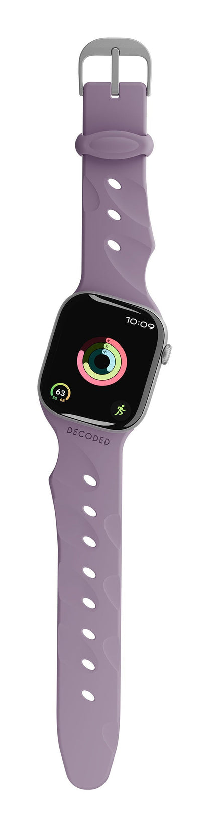 Decoded Silicone Ares Splice Strap for 40mm and 42mm Apple Watch - Purple Haze