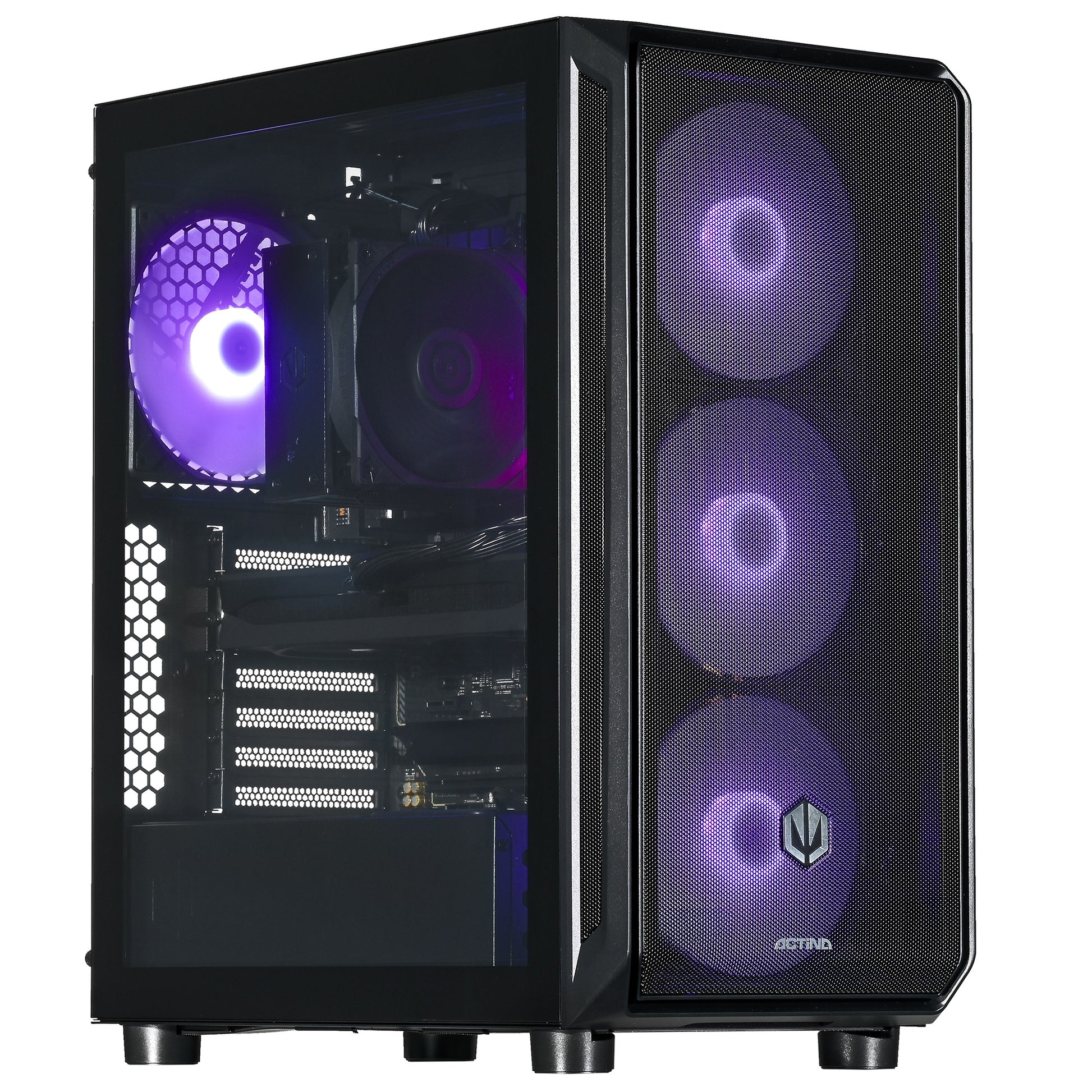 Actina 5901443414711 Επιτραπέζιος Υπολογιστής με AMD Ryzen™ 7 7700, Μνήμη 32 GB DDR5-SDRAM, Αποθηκευτικός Χώρος 2 TB SSD, Κάρτα Γραφικών AMD Radeon RX9070, Midi Tower σε Μαύρο Χρώμα