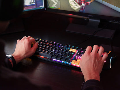 Tracer HORNET 87 keyboard Mouse included Gaming USB QWERTY English Black, Yellow