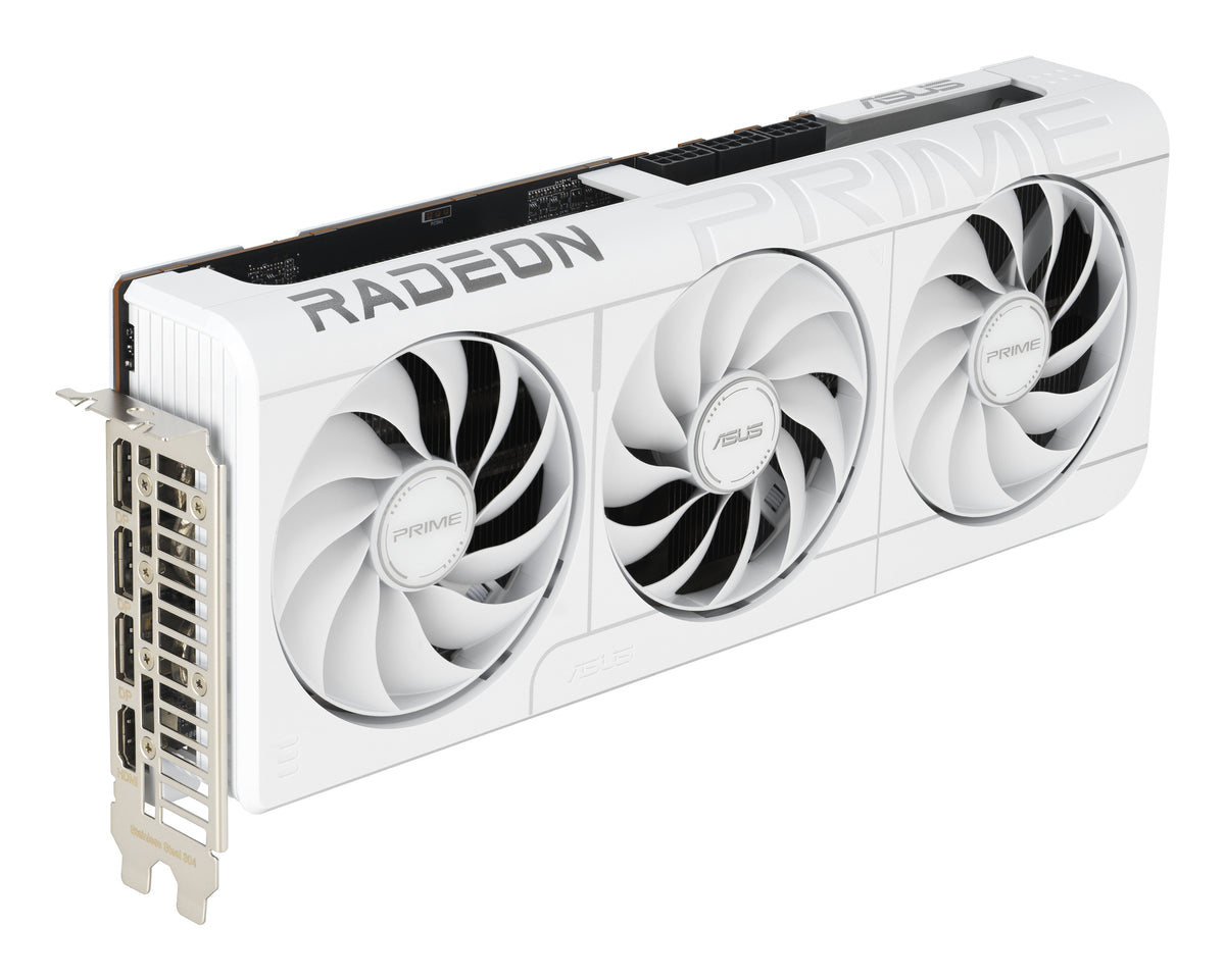 ASUS Prime -RX9070XT-O16G-WHITE AMD Radeon RX 9070 XT 16 GB GDDR6