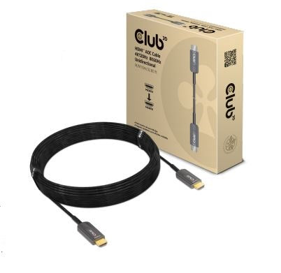 Club3D Active Optical HDMI Cable A → A 2.1, 8K60Hz UHD, 10 Meter (Retail)