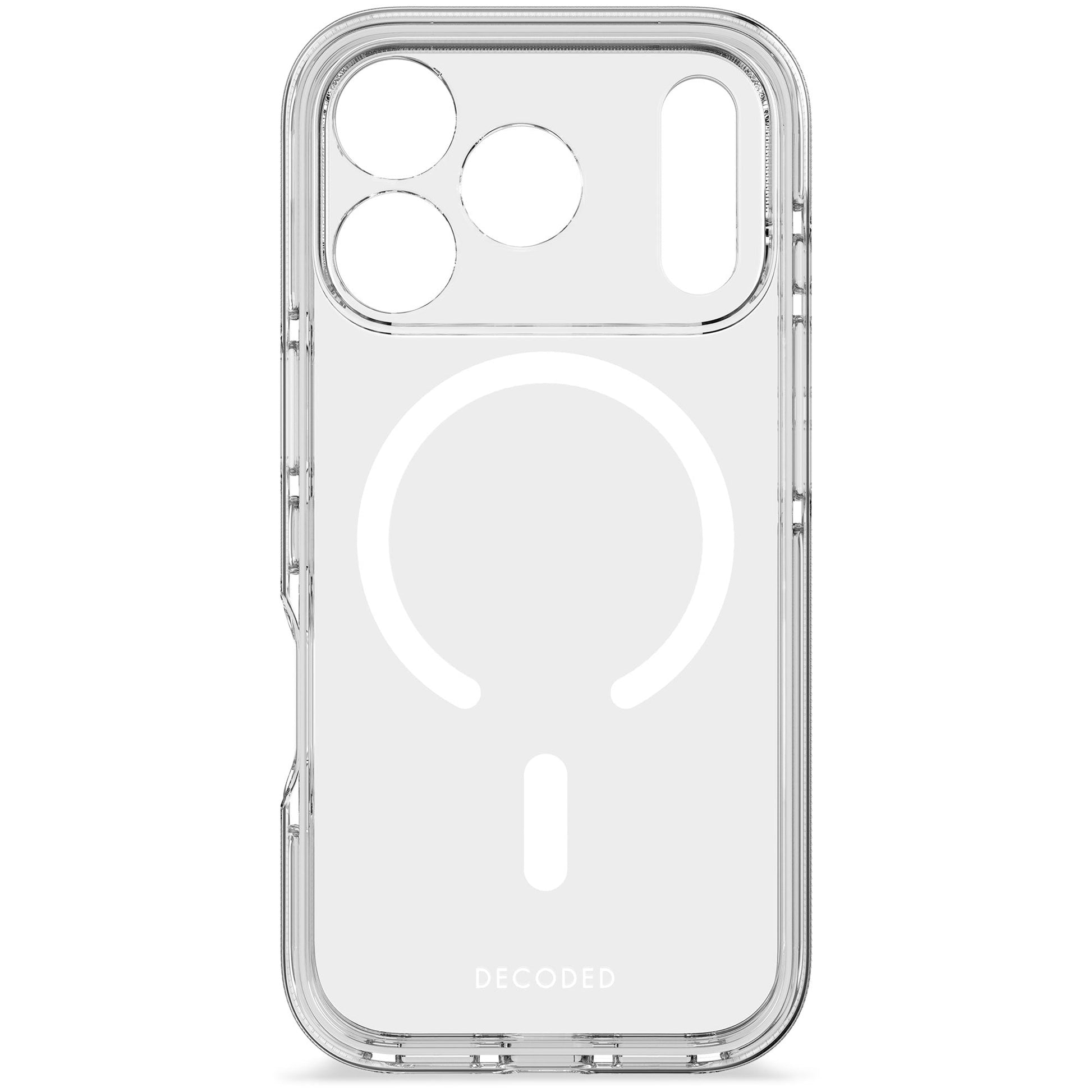 Decoded DropTec Transparent Backcover for iPhone 17 Pro - Transparent