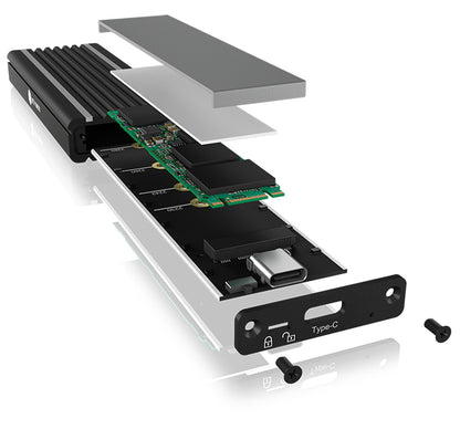 ICY BOX IB-1824ML-C31 USB-C 3.2 Gen2 Enclosure for 1x NVMe SSD
