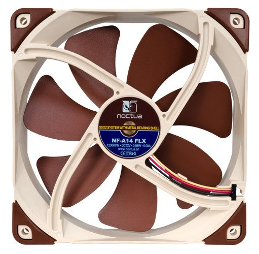 Noctua NOC-NF-A14-FLX 140mm Beige/Brown Case Fan