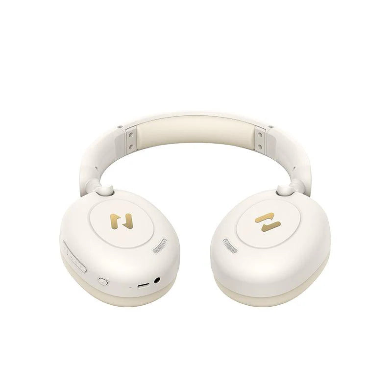 Ασύρματα Bluetooth Ακουστικά HAVIT H655BT PRO σε Μπεζ Χρώμα