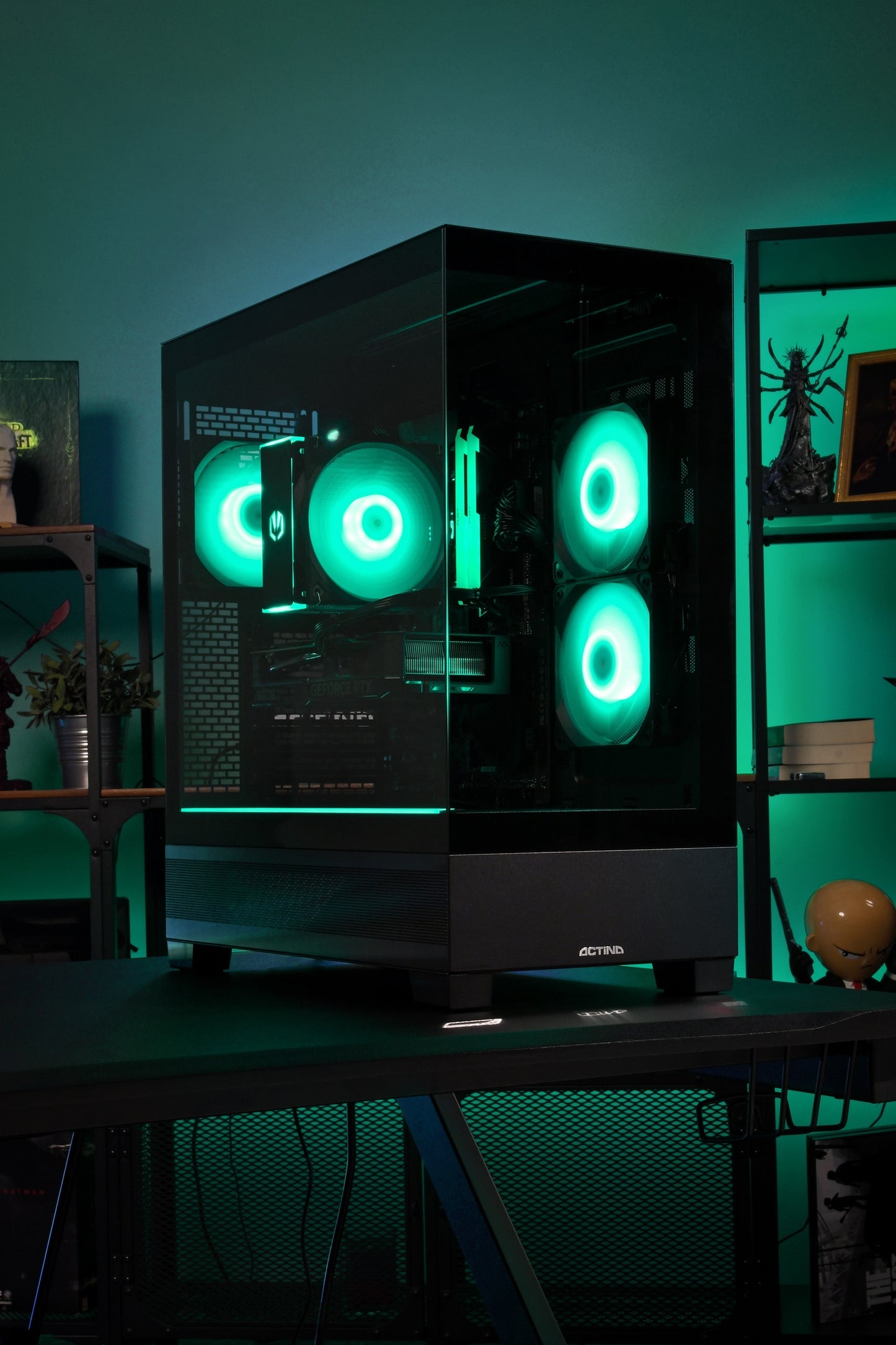Υπολογιστής Actina 5901443440161 με AMD Ryzen™ 7 5700X, 16 GB DDR4-SDRAM, 1 TB SSD, NVIDIA GeForce RTX 5060, Midi Tower Μαύρο