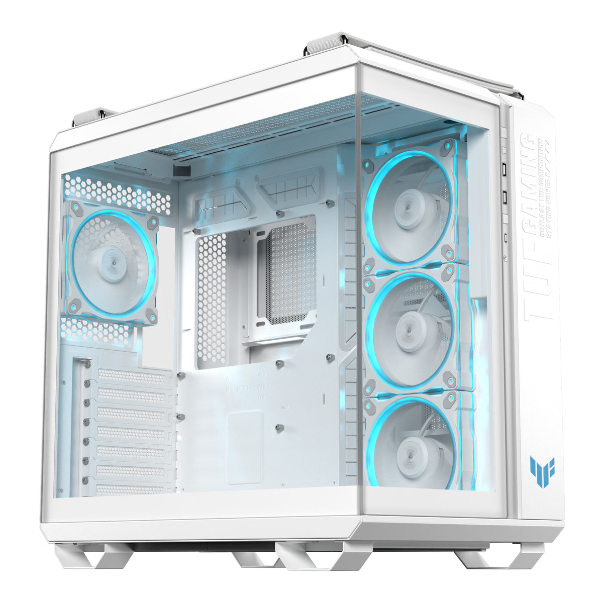ASUS TUF GAMING GT502 Horizon TG ARGB White Midi Tower