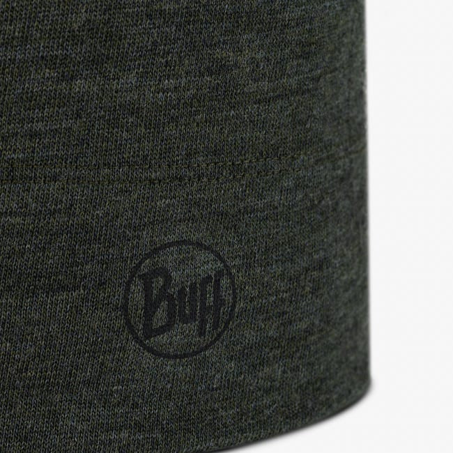 BUFF Merino Midweight Beanie — Solid Bark Cap.