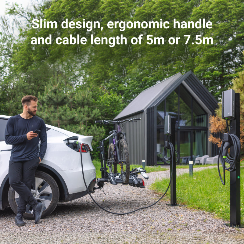 Wallbox Green Cell HabuDen 22kW 32A - 7,5m cable with NFC