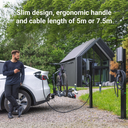 Wallbox Green Cell HabuDen 22kW 32A - 7,5m cable with NFC
