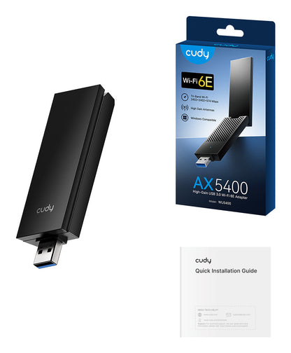 CUDY WU5400 AC1300 Wi-Fi USB Adapter