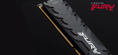 Kingston Technology FURY 16GB 3200MT/s DDR4 CL16 DIMM 1Gx8 Renegade Black