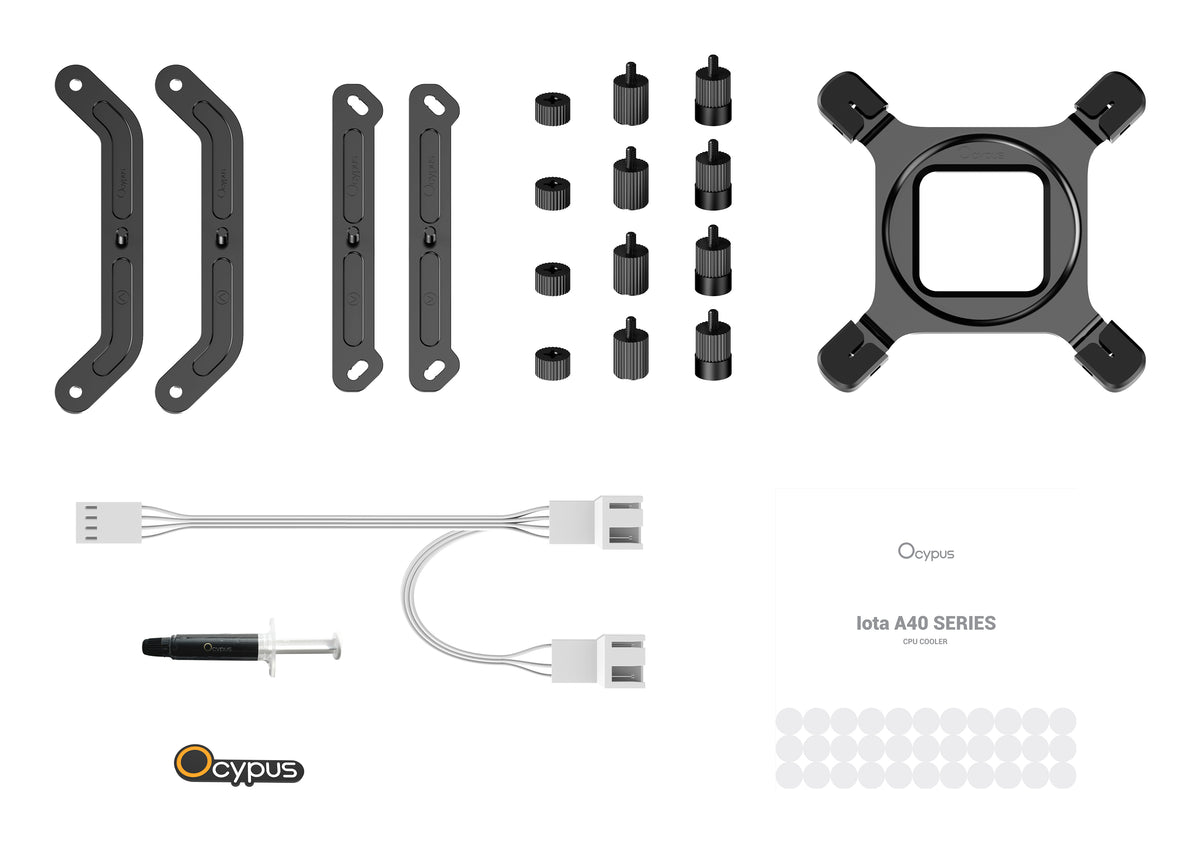 Ocypus Iota A40 Dual Fan (white, 120 mm)