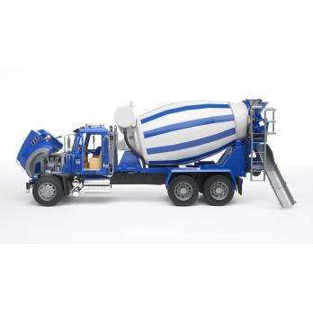 BRUDER MACK Granite Cement Mixer Truck (blue/white)
