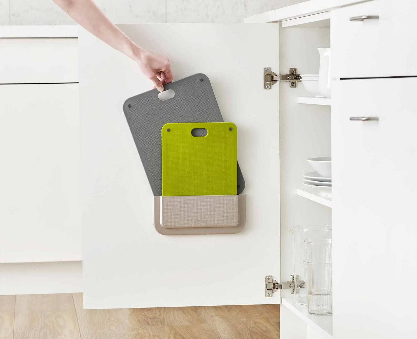 Joseph Joseph Chop 2-piece Grey Chopping Board Set