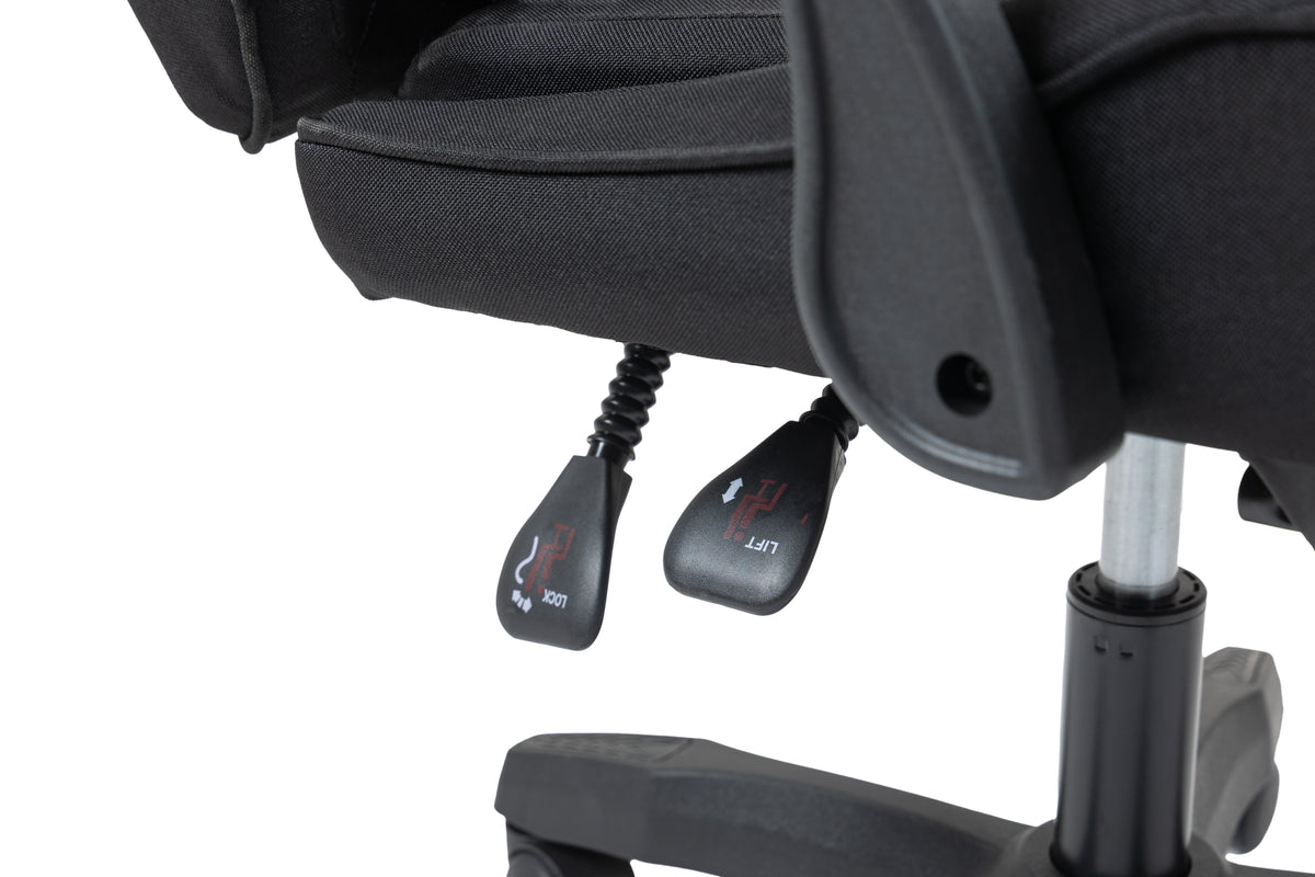 Mars Gaming MGC-X Fabric PC gaming chair Padded seat Black, White