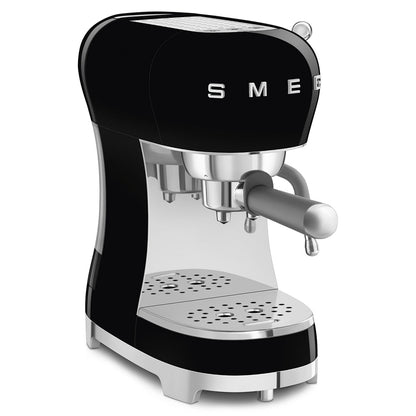 SMEG Espresso machine (ECF02BLEU) black Schwarz