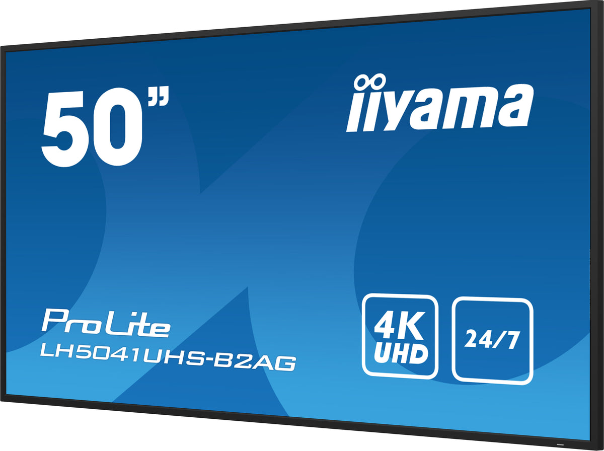 IIYAMA 125.7cm (50") LH5041UHS-B2AG 16:9 3xHDMI + USB VA 4K - Retail