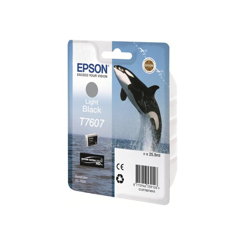 Epson Ink light Black Schwarz HC (C13T76074010)