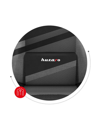 Καρέκλα Gaming - Huzaro Force 4.4 με Γκρι Πλέγμα
