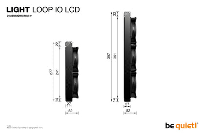be quiet! LIGHT LOOP IO LCD 240mm Black