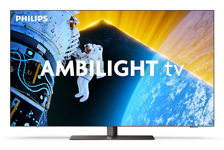 55OLED849/12 (139 cm (55 Zoll), dunkelgrau, UltraHD/4K, WLAN, Ambilight, Dolby Vision, HDR, 120Hz Panel)