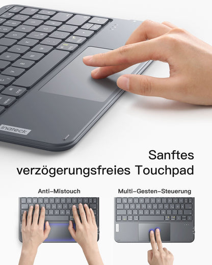 inateck Keyboard Tablet QWERTZ gray