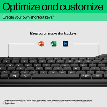 HP Keyboard 475 Dual-Mode Wireless Keyboard (DE)