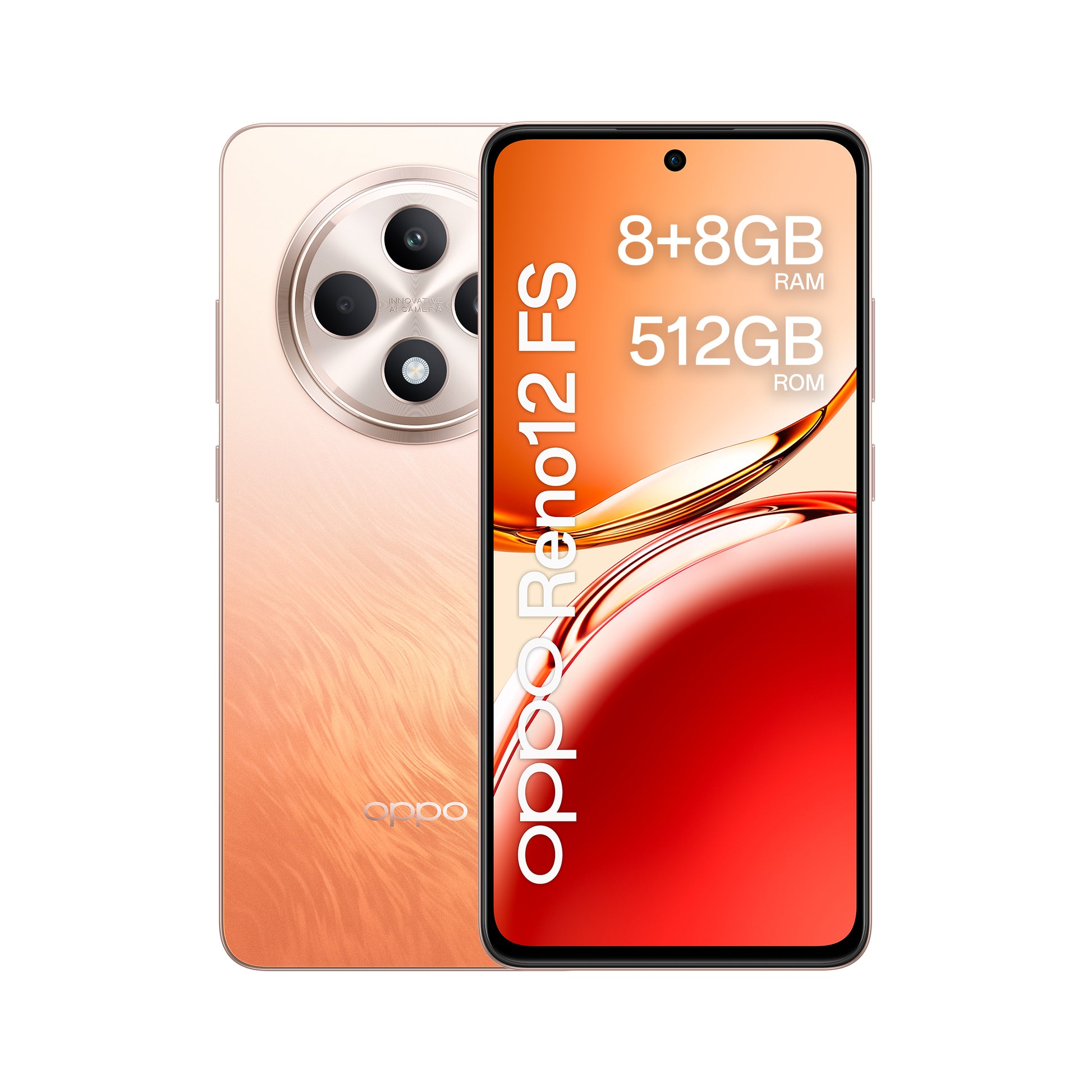 OPPO Reno 12 FS 8+512GB Dual SIM 4G Κεχριμπάρι