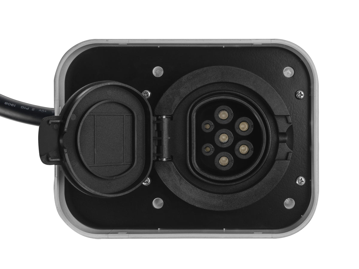 GREEN CELL WALLBOX EV POWERBOX 22KW WITH SOCKET & RFID