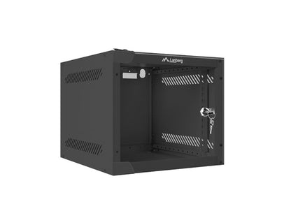 LANBERG 10" Wall-Mounted Network Rack Cabinet 4U (280x310 mm, Black)