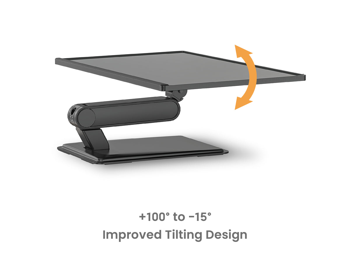 Equip Table Stand 17"–32" / 1 TFT, 360° Foldable, 8 kg Capacity, Black