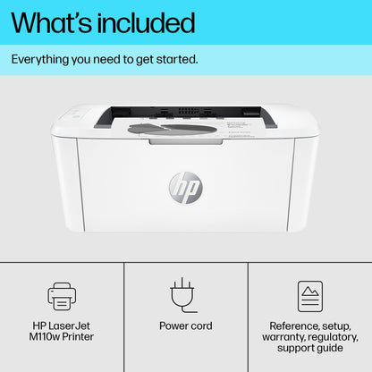 HP LaserJet M110w Printer, Black and white, Printer for Small office, Print, Compact Size