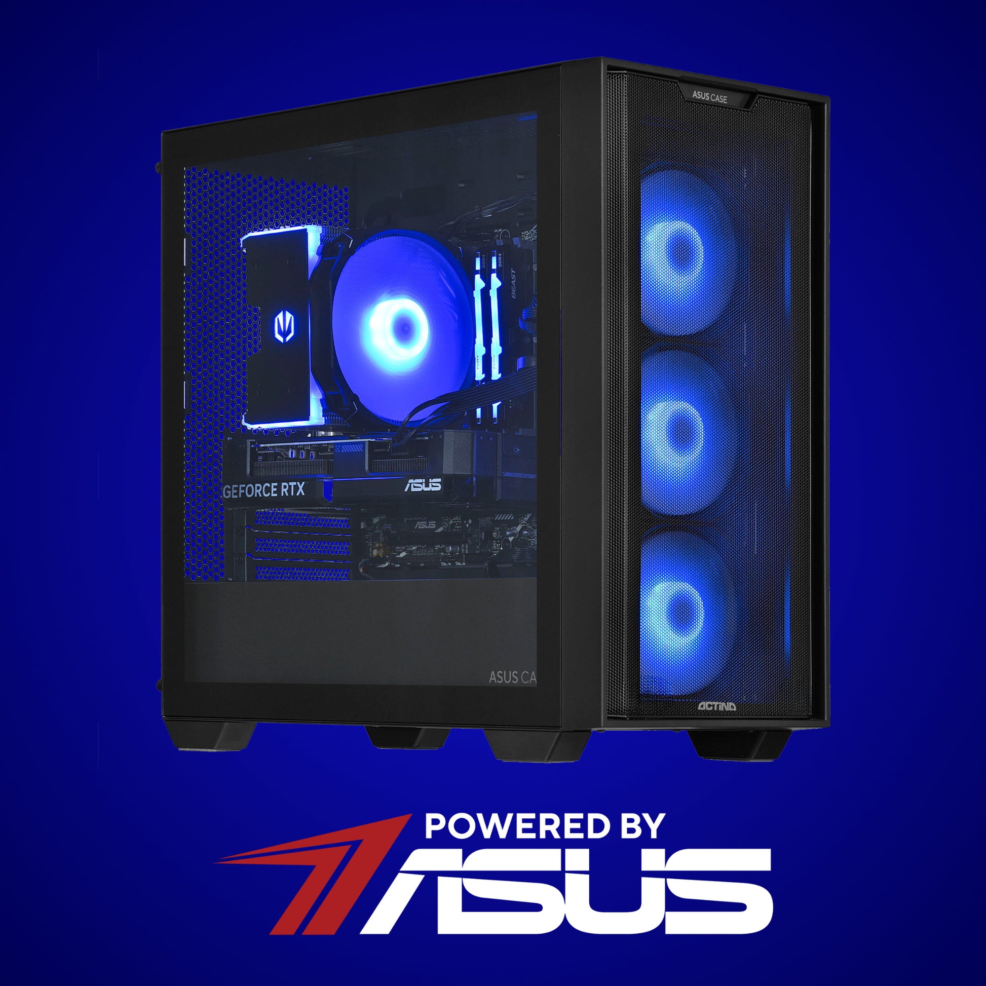 Actina 5901443335832 Υπολογιστής AMD Ryzen™ 5 5600, 16 GB DDR4-SDRAM, 1 TB SSD, AMD Radeon RX 7600, Mini Tower, Μαύρο