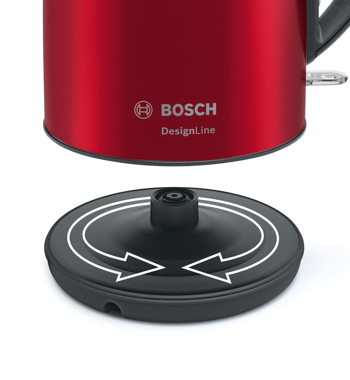 Bosch TWK3P424 electric kettle 1.7 L 2400 W Grey, Red