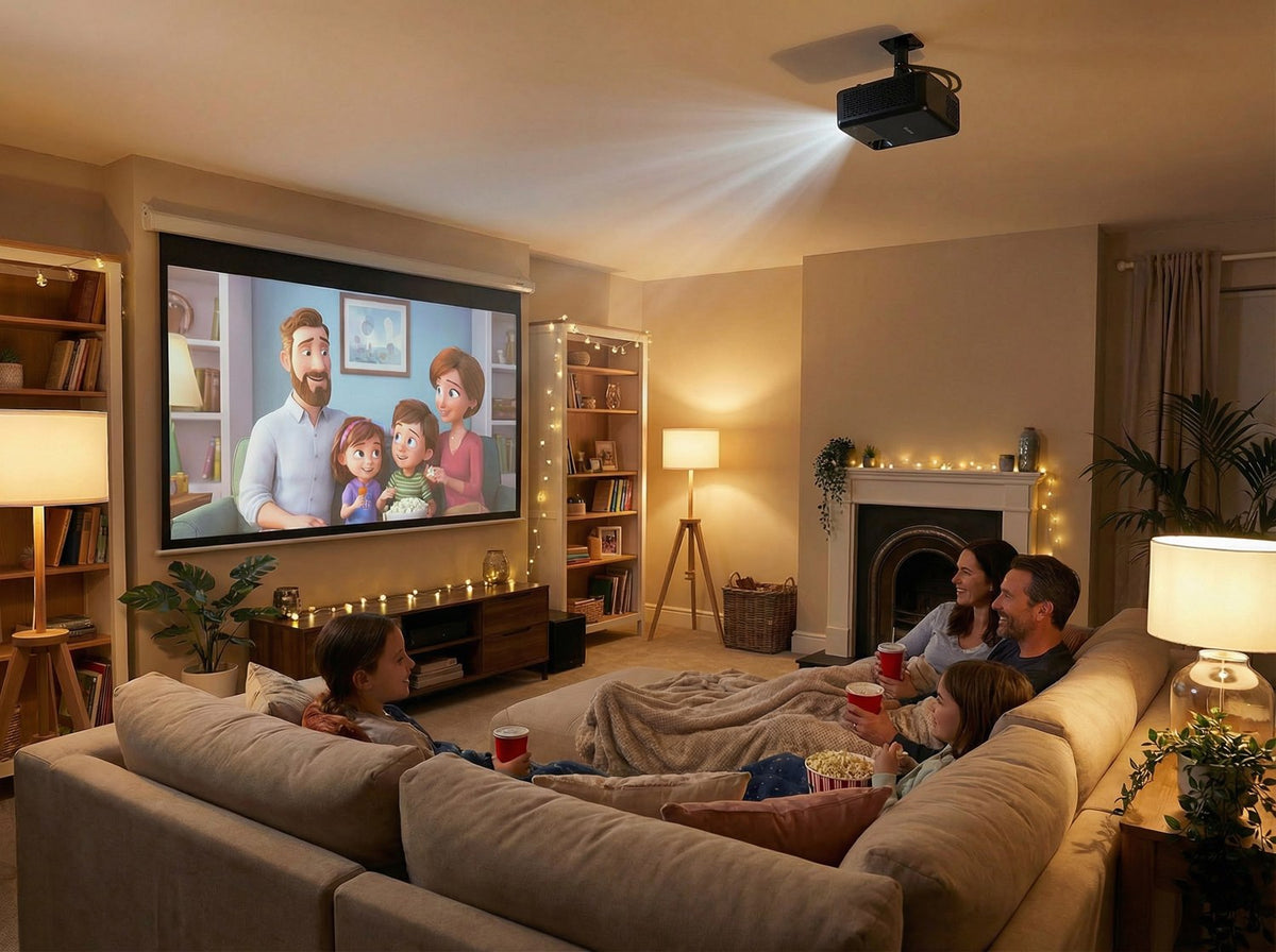 Optoma HZ41HDR Standard Throw Projector — 4400 ANSI Lumens, DLP 1080p, 3D, Black