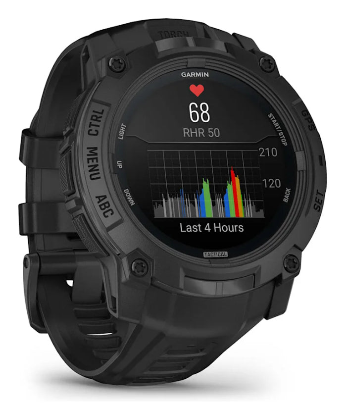 Garmin Instinct 3 Tactical Edition 3.3 cm (1.3") AMOLED 50 mm Digital 416 x 416 pixels Black GPS (satellite)