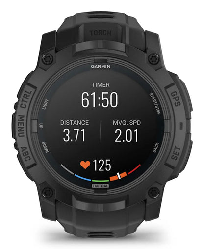 Garmin Instinct 3 Tactical Edition 3.3 cm (1.3") AMOLED 50 mm Digital 416 x 416 pixels Black GPS (satellite)
