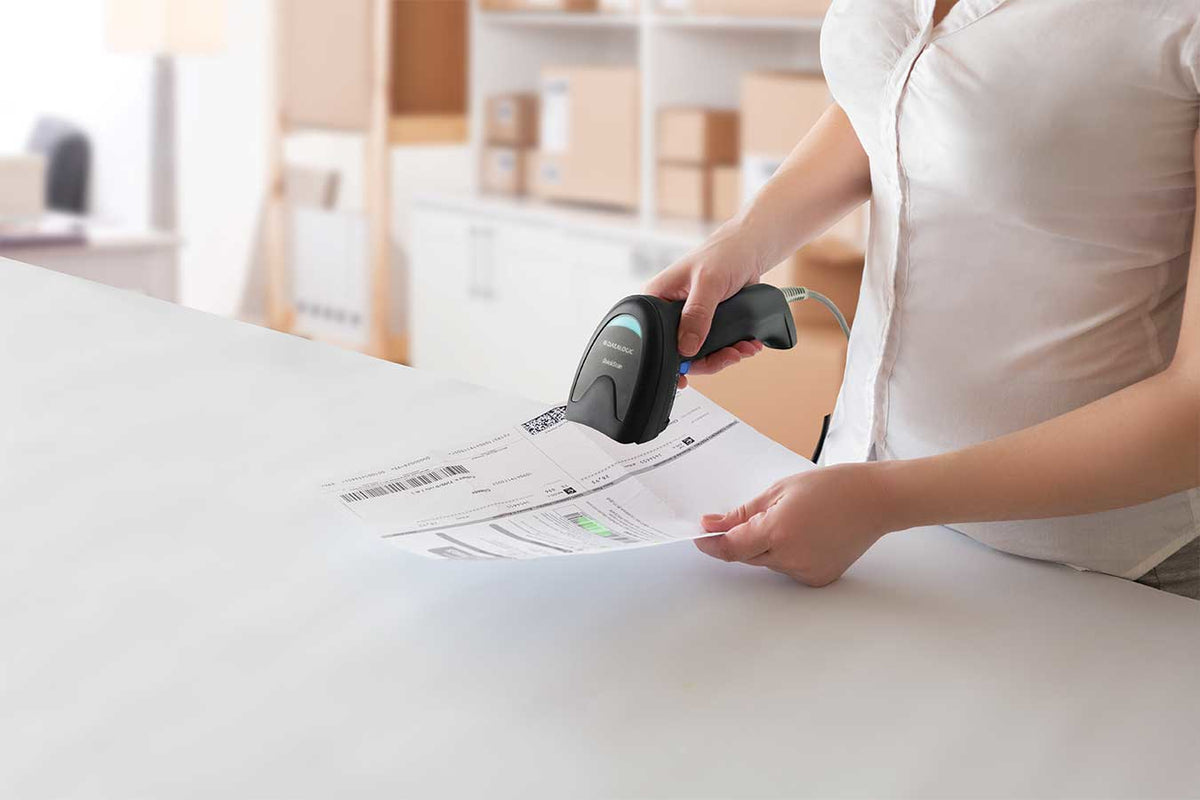 Datalogic QuickScan QD2220 Hand Scanner, Wired 1D