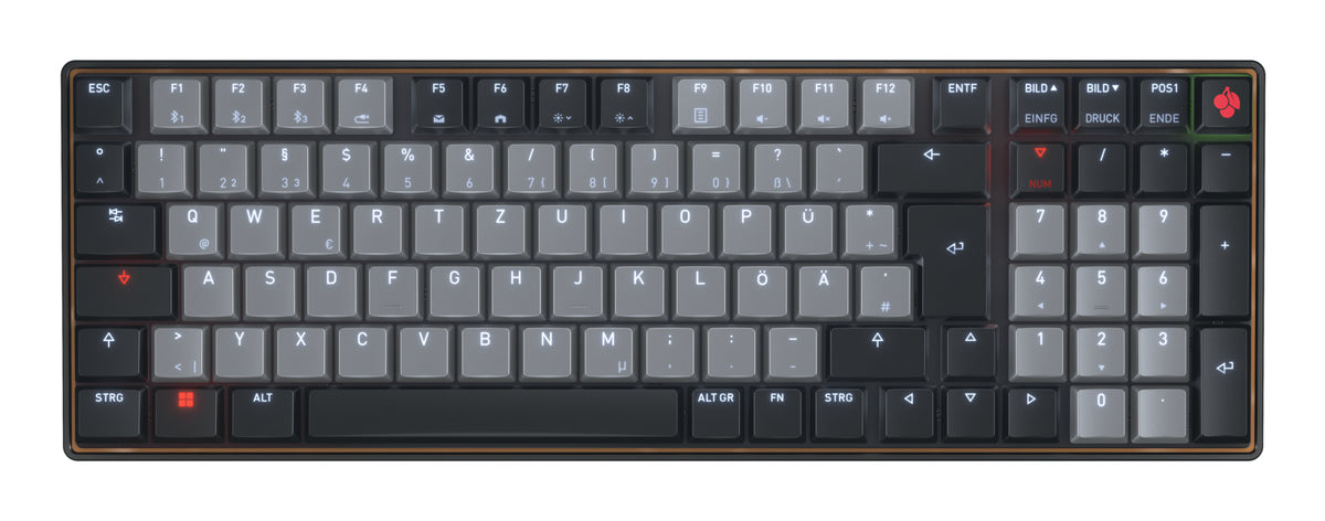 CHERRY TAS KW 550 MX LP TKL Layout DE Schwarz
