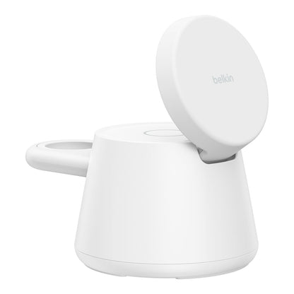 Belkin UltraCharge 25W Qi2 White Modular Charging Station WIZ052kqWH
