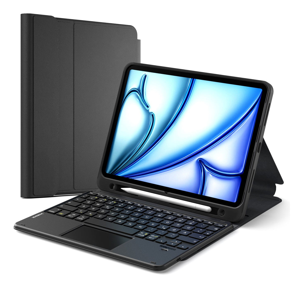 inateck KB002 Black Bluetooth-Tastatur-Hülle für iPad 11