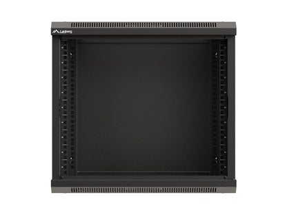 Lanberg WF03-5309-10B 9U Wall-Mounted Rack Cabinet - Black
